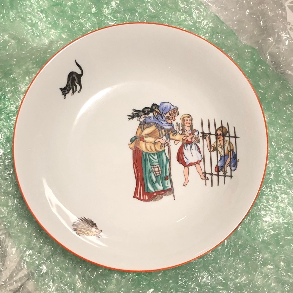 Bareuther Waldsassen Hansel & Gretel Porcelain “Grimm’s Fairy Tale” Plate